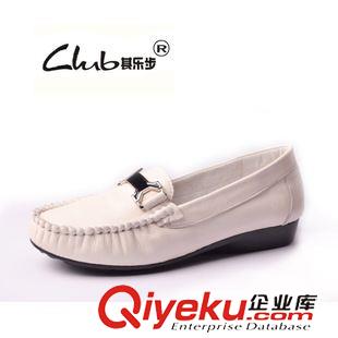 平底鞋 2015秋新款廣東外貿(mào)女鞋批發(fā) 低跟平底真皮女單鞋 品牌韓國媽媽鞋原始圖片3