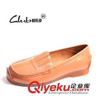 工作鞋 2015秋季新款時(shí)尚休閑女鞋 真皮皮鞋透氣品牌平底鞋 外貿(mào)單鞋批發(fā)原始圖片3