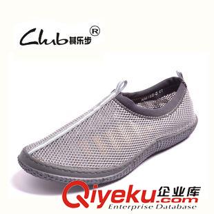 透氣鞋 春夏新款東莞外貿(mào)戶外男鞋 透氣鏤空休閑網(wǎng)布鞋 縫線品牌歐美鞋子原始圖片3