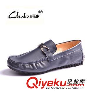 透氣鞋 2015秋冬新款真皮男士豆豆鞋 廣東外貿(mào)品牌休閑男鞋 駕車懶人鞋子原始圖片2