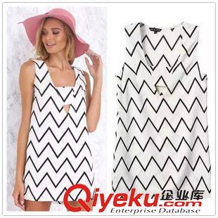7月新款 廠家直銷 2015夏季新款女裝 歐美風印花吊帶連衣裙女低價批發(fā)