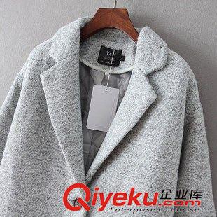 9月26號(hào) 周六上新 AK2015韓版秋冬款中長(zhǎng)款加厚夾棉修身氣質(zhì)呢大衣女長(zhǎng)袖一?？弁馓自紙D片2