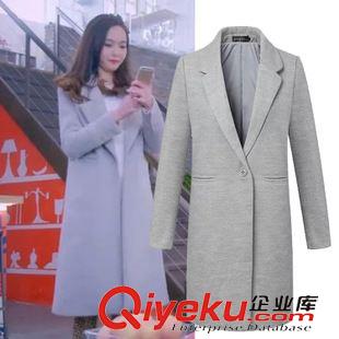 9月25號(hào) 周五上新 LW 2015新款秋冬裝毛呢外套 韓版修身繭型呢子大衣女中長(zhǎng)款外套
