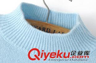 9月25號 周五上新 KQ2015秋季新品韓國氣質(zhì)高領(lǐng)釘珠套頭長袖打底毛衣女甜美針織衫原始圖片2