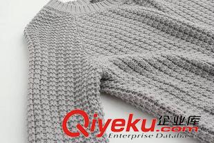 9月23號 周三上新 LL 2015秋季新款森女系經典小格紋套頭圓領毛衣女長袖百搭針織衫原始圖片3