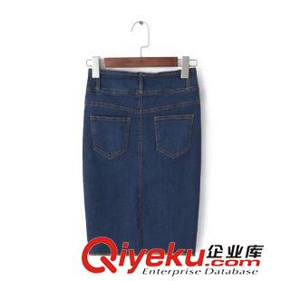 9月9號 周三上新 韓版2015夏裝短裙新款女裝包臀大碼顯瘦修身高腰牛仔裙半身裙百搭原始圖片2