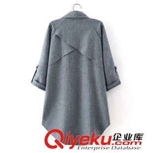風(fēng)衣 YF春秋新品時(shí)尚韓版女裝寬松中長款薄款風(fēng)衣大碼寬松休閑外套百搭原始圖片2