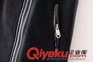 馬夾/馬甲 YD2015秋裝季新品歐美dp毛皮一體拼皮馬夾無袖外套休閑馬夾背心原始圖片3