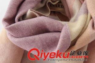 圍巾/披肩 XYY2015秋冬歐美新品幾何圖案色塊提花仿羊絨流蘇圍巾披肩女保暖原始圖片2