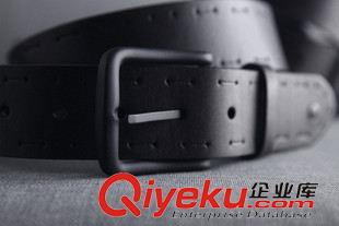 皮帶 男士皮帶zp褲帶腰帶頭層純牛皮商務休閑針扣百搭個性潮黑色皮帶原始圖片2