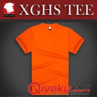 男款圓領(lǐng)短袖T恤 現(xiàn)貨圓領(lǐng)短袖t恤批發(fā)定做萊卡棉200克空白廣告文化衫來圖加印繡標