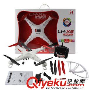 電動飛機(jī) 立煌LH-X6新款四軸可帶攝像頭飛行器 2.4GHz 360°翻轉(zhuǎn)UFO飛行器