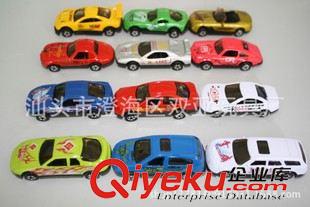 回力/慣性/滑行 兒童玩具合金車系列3寸合金小車(12只裝)滑行