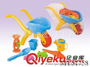沙灘玩具 海貝星zp 超大號沙灘手推車玩具 玩沙戲水玩具 親子玩具 8件套原始圖片2