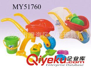 沙灘玩具 海貝星zp 超大號沙灘手推車玩具 玩沙戲水玩具 親子玩具 8件套原始圖片3