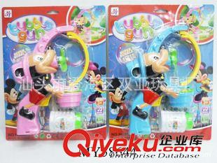 泡泡槍 兒童電動(dòng)玩具 吹泡泡玩具 電動(dòng)燈光音樂米奇泡泡槍 兩色混裝