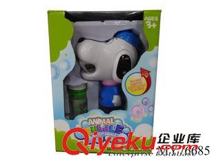 泡泡槍 兒童吹泡泡玩具 新出手搖泡泡槍 動物手搖泡泡斑點狗帶燈光音樂