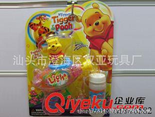 泡泡水/其它泡泡玩具 {zx1}手動慣性燈光泡泡槍 卡通造型多款圖案混裝 兒童吹泡泡玩具
