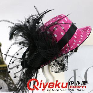 10月26號新品 新款發(fā)飾發(fā)夾帽 大號小禮帽頭飾 義烏精品批發(fā) 10元店貨源混款原始圖片2