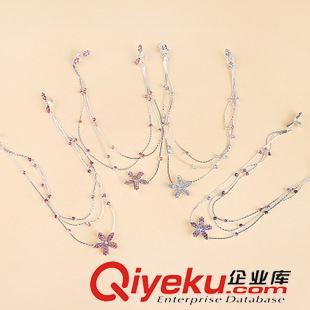 10月26號新品 韓版金屬流蘇閃鉆小花頭飾發(fā)飾義烏精品批發(fā)十元店貨源廠家直銷