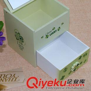 10月11號新品 新款帶鏡子收納盒 首飾盒 帶抽屜 義烏十元店精品貨源 百貨批發(fā)