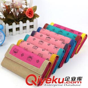 10月11號新品 時尚PU皮女生錢包 甜美淑女必備紐帶搭扣手拿包 10元店貨源百貨原始圖片2