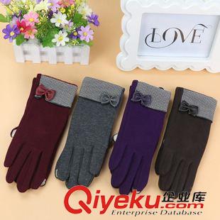 10月3號(hào)新品 廠家直銷不倒絨觸屏手套 秋冬季保暖防風(fēng)女士手套 10元店貨源百貨原始圖片2