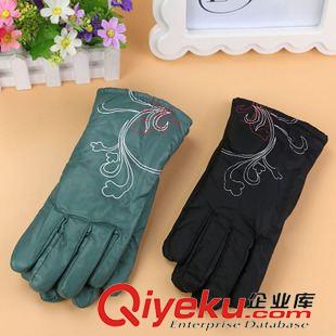 10月3號(hào)新品 廠家直銷女士印花棉手套 冬季騎行滑雪防風(fēng)保暖手套 10元店貨源原始圖片2