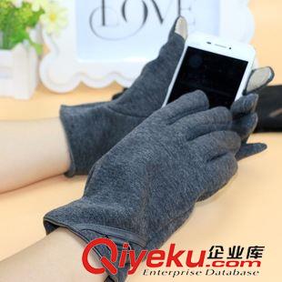 手套 新款男士不倒絨觸屏手套 時尚保暖手套 十元地攤貨源日用百貨批發(fā)原始圖片2