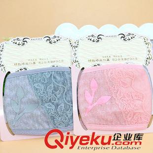 口罩 女式蕾絲口罩 網(wǎng)紗雙層保暖口罩 防塵防霧霾防風(fēng)口罩 義烏批發(fā)原始圖片2