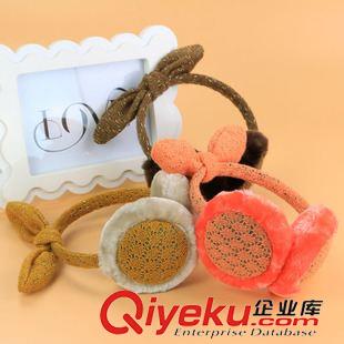 耳暖 廠家直銷可愛(ài)保暖耳罩 超柔絨蝴蝶結(jié)時(shí)尚女士耳暖 10元店貨源百貨原始圖片3