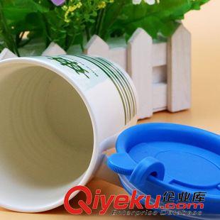 水杯 帶蓋陶瓷杯子創(chuàng)意情侶杯 帶把陶瓷單杯 十元店貨源 地攤百貨批發(fā)原始圖片3