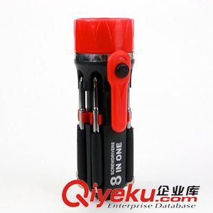 手電 多功能手電螺絲刀帶LED燈 地攤五金批發 家用組合工具 十元店貨源原始圖片2