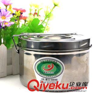 廚房工具 14cm不銹鋼飯盒雙層學(xué)生防燙手圓形便當(dāng)盒十元店貨源義烏精品批發(fā)