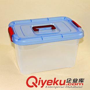 收納用品 塑料有蓋手提收納箱 雜物箱儲物箱  9元9 十元店日用百貨源原始圖片2