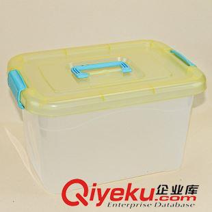 收納用品 塑料有蓋手提收納箱 雜物箱儲物箱  9元9 十元店日用百貨源原始圖片3
