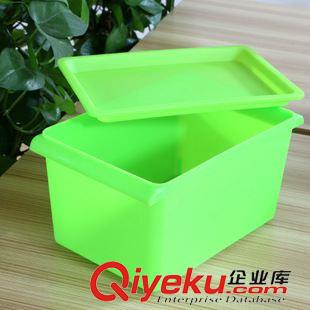 收納用品 廠家直銷彩色收納箱塑料儲物箱帶蓋收納盒十元店貨源義烏百貨批發原始圖片3