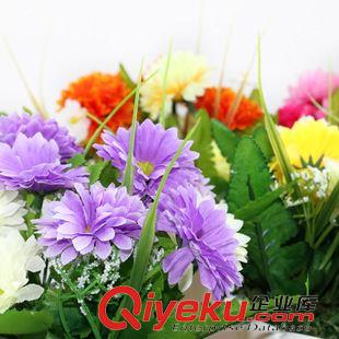 家居擺件 /裝飾用品 淘寶熱賣白色陶瓷盆花 布藝仿真花 家居工藝品擺件 義烏百貨批發(fā)原始圖片3