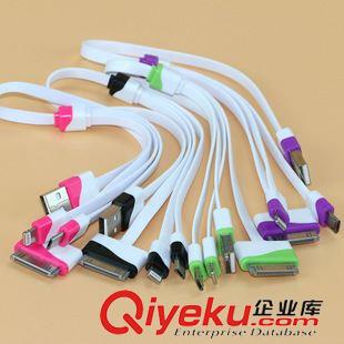 手機用品/MP3/小音箱 新款一拖3多頭數(shù)據(jù)線多功能充電器 義烏十元店精品貨源批發(fā)原始圖片2