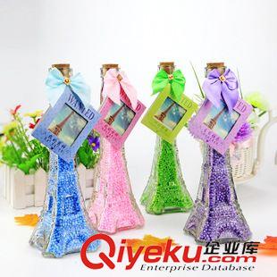 水晶/玻璃工藝品 熱銷款埃菲爾塔許愿瓶 工藝品禮品 十元店貨源義烏精品批發(fā)