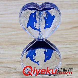 水晶/玻璃工藝品 創(chuàng)意雙桃心逆流沙漏 油漏 工藝品禮品 擺件 十元店貨源 義烏批發(fā)