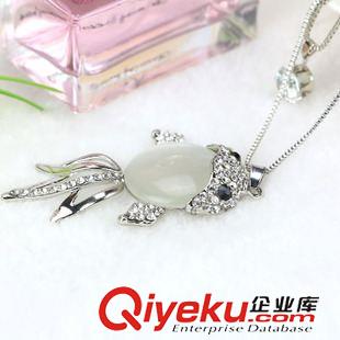 項鏈 韓版女配飾長款毛衣鏈 水鉆吊墜項鏈 義烏飾品批發 廠家直銷原始圖片2