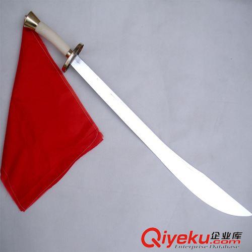武術太極 木柄武術刀表演軟刀太極刀晨練木蘭器械老年不銹鋼兒童成人未開刃原始圖片3