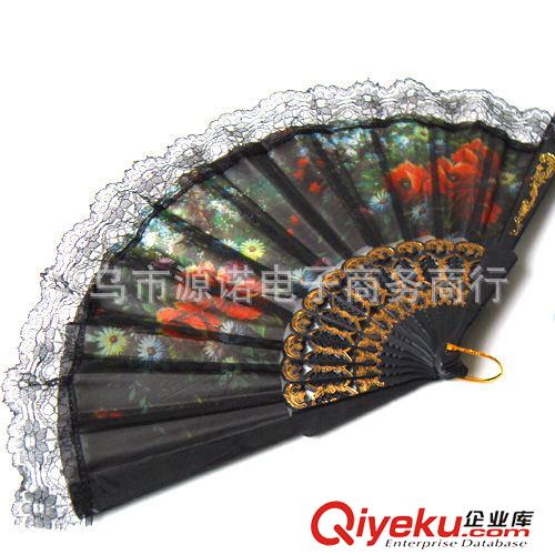 扇子 眼鏡 雨傘 西班牙宮廷扇 好花邊扇  扇子日用品 夏季必備 義烏2元 百貨批發(fā)原始圖片2