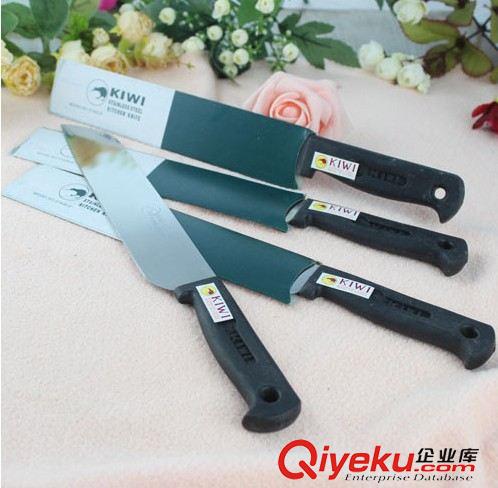 刀子 刨子 剪刀 美工刀 8寸黑柄西瓜刀 不銹鋼西瓜刀  日用品  義烏2元 新奇特原始圖片2