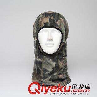 抓絨保暖  青龍林 戶外軟裝備狩獵叢林仿生迷彩枯葉抓絨保暖滑雪多用頭套帽原始圖片3