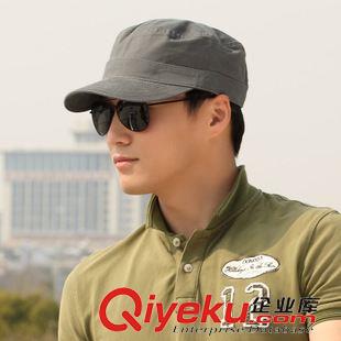 網(wǎng)帽/戶外帽 批發(fā)帽子男士純棉平頂帽韓版夏季潮女軍帽戶外大頭太陽(yáng)帽鴨舌帽原始圖片2