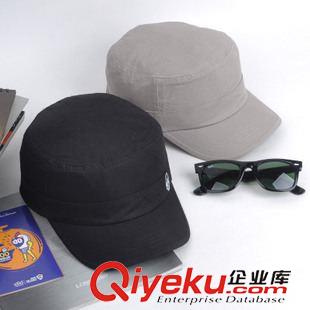 平頂帽 帽子男士夏天平頂帽韓版潮軍帽 戶外防曬太陽帽遮陽帽子原始圖片2