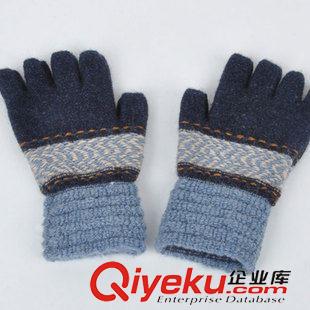 成人手套 可愛(ài)保曖手套 冬天女士韓版加厚加絨五指手套 全指時(shí)尚手套