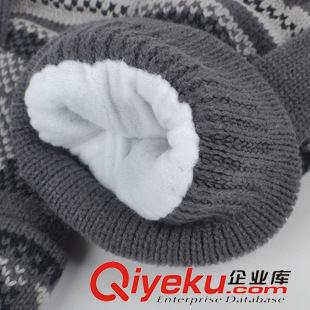 成人手套 加厚手套男士冬季戶外開車保曖全指毛線針織手套連指手套歌希尼爾原始圖片3